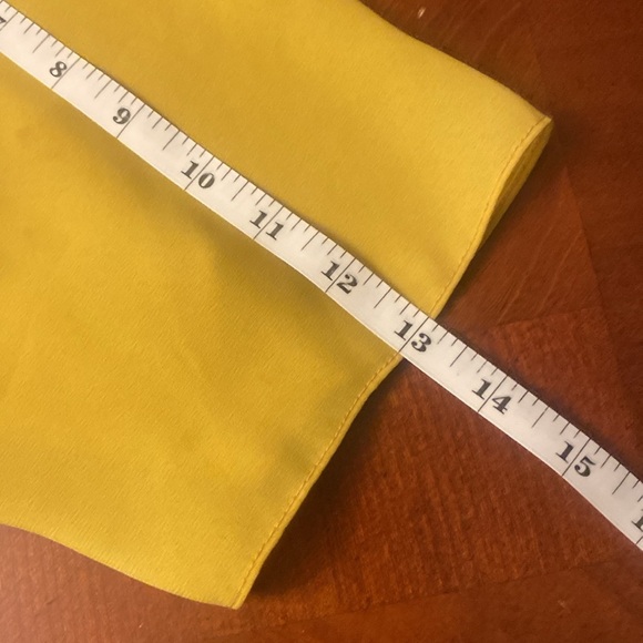 Vintage 80’s Size 12 MIDI Dress Mustard PARIS - Picture 6 of 7